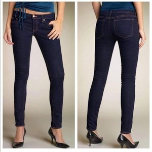 J Brand Mid Rise Skinny Jeans in Ink